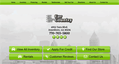 Desktop Screenshot of carcountryga.com